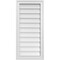 Ekena Millwork Vertical Surface Mount PVC Gable Vnt: Non-Functional, w/2"W x 1-1/2"H, Brickmould Frame, 16"W x 34"H GVPVE16X3402SN - alternate 1